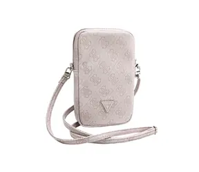 Portfel Guess PU 4G Trójkąt Logo Portfel Torba na Telefon Zamek Zipper