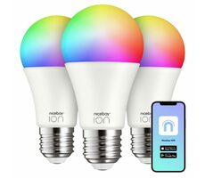 Niceboy ION SmartBulb RGB E27 9W 3szt / LED RGB / E27 / 9W / 806 lm / 2700-6500K / Wi-Fi