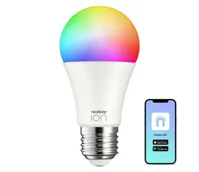 Niceboy ION SmartBulb RGB E27 12W / LED RGB / E27 / 12W / 1050 lm / 2700-6500K / Wi-Fi