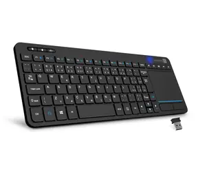 Connect IT CKB-2010-CS Touch czarny / Klawiatura bezprzewodowa / touchpad / membrana / 2,4 GHz / CZ