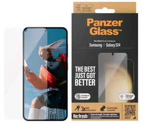 PanzerGlass UWF Szkło ochronne do Samsung Galaxy S24 / Zestaw instalacyjny 