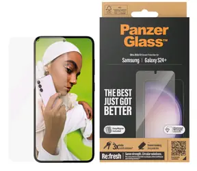 PanzerGlass UWF Szkło ochronne do Samsung Galaxy S24+ / Zestaw instalacyjny 