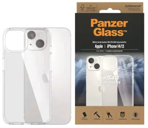 Ochronna tylna obudowa PanzerGlass HardCase do Apple iPhone 14 i 13, przezroczysta 