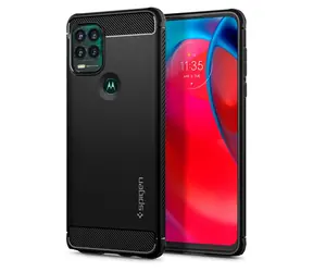 Pokrowiec ochronny Spigen Rugged Armor do Motorola Moto G Stylus 5G w kolorze czarnym
