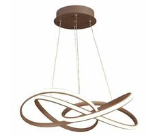 Luxera PASSO lampa wisząca LED brązowa / 40W / 2700lm / 3000K