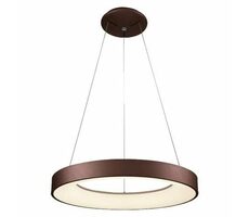 Luxera GENTIS lampa wisząca LED ściemnialna jasnobrązowa / 55W / 3000lm / 4000K