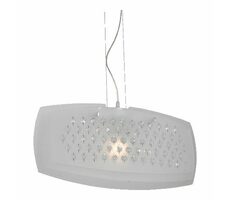 Lampa wisząca Luxera SKYCRISTALL E27 biała / 100W / IP20