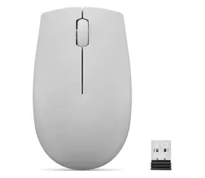 Lenovo 300 Bezprzewodowa szara / Mysz bezprzewodowa / 1000 DPI / Klucz USB-A 2,4 GHz / 1x AA