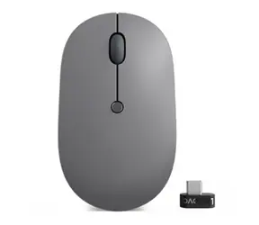 Lenovo Go USB-C Bezprzewodowa szara / Bezprzewodowa mysz / 2400 DPI / 2,4 GHz Klucz USB-C