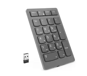 Klawiatura Lenovo mini bezprzewodowa N5902 / USB / trackpoint / EN
