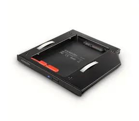 Axagon RSS-CD09 ramka na 2,5" SSD/HDD w kieszeni DVD, 9,5 mm, LED, aluminium