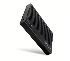 Axagon EE25-GTR, USB-C 10Gbps - Obudowa żebrowana SATA 6G 2,5" czarna