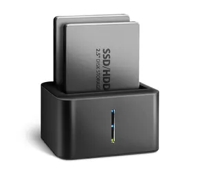 Axagon ADSA-D25, USB 5Gbps - Stacja dokująca 2x SATA 6G 2,5" SSD/HDD CLONE MINI