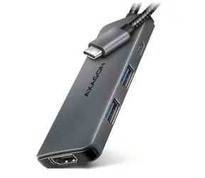 Axagon HMC-5H8K, koncentrator USB 5Gbps, 2x USB-A, USB-C, HDMI 8k/30Hz, PD 100W, kabel USB-C 15cm