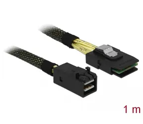 Kabel DeLock Mini SAS HD SFF-8643 (M) - Mini SAS SFF-8087 (M) 1m czarny