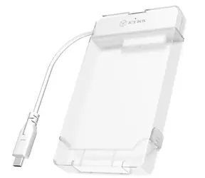 Icy Box IB-AC703-C biała / Obudowa zewnętrzna na dysk SSD 2,5" / USB 3.2 Gen 1