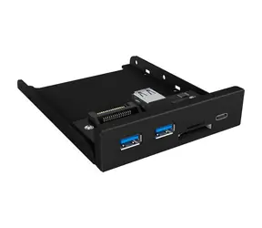 Icy Box IB-HUB1717-U3 czarny / Hub USB / 16x USB-A 3.2 Gen 1