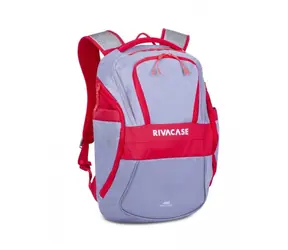 Riva Case 5225 szaro-czerwony / plecak na laptopa 15,6" / poj. 20l