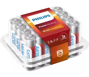 Bateria Philips Power Alkaline LR6P24P/10 AA - 24 szt
