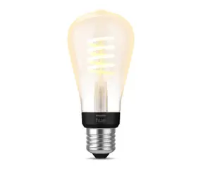 Philips Hue ST64 E27 WA 7W / inteligentna żarówka LED / 550 lm / 2200-4500 k / możliwość ściemniania 