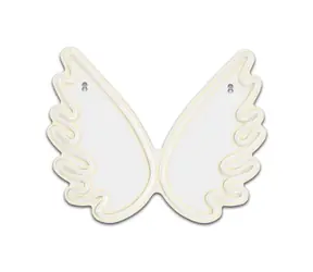 Forever Dekoracyjna plexi LED Neon Wings w kolorze białym