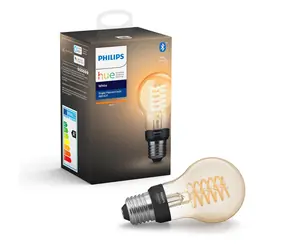 Philips Hue White Filament A60 DIM E27 7W / inteligentna żarówka LED / 580 lm / 2100 k / IP20 / możliwość ściemniania