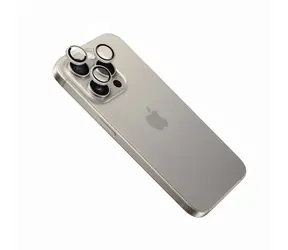 FIXED Okulary ochronne do obiektywów aparatu Szkło aparatu do Apple iPhone 15 Pro/15 Pro Max z naturalnego Titan