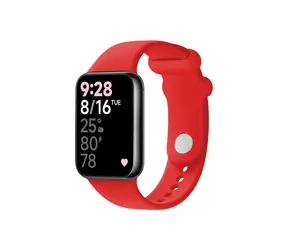 FIXED Pasek silikonowy Pasek silikonowy do XIAOMI SMART Band 8 Pro czerwony