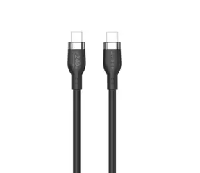 Kabel Hyper Charger Silikonowy 240W USB-C (M) - USB-C (M) 1 m czarny
