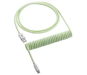 CableMod Klasyczny zwinięty Cable klawiatury USB-C - USB-A 1,5 m Sorbet limonkowy / kabel klawiatury