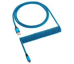 CableMod Klasyczny zwinięty Cable klawiatury Micro-USB - USB-A 1,5 m Spectrum Blue / kabel klawiatury