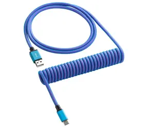 CableMod Klasyczny zwinięty Cable do klawiatury USB-C - USB-A 1,5m Galaxy Blue / Kabel do klawiatury