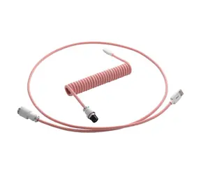 Zwinięty Cable klawiatury CableMod PRO USB-C - USB-A 1,5 m Kabel pomarańczowy / klawiatura