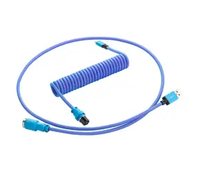 CableMod PRO Zwinięty Cable klawiatury USB-C - USB-A 1,5m Galaxy Blue / Kabel do klawiatury