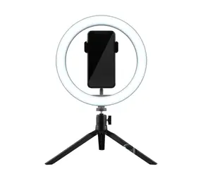 Trust Maku+ 2w1 czarny / Zestaw do streamingu / Statyw z oświetleniem / greenscreen / wyzwalacz Bluetooth