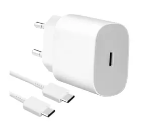 Zasilacz Samsung z szybkim ładowaniem (25W) biały luzem / kabel 1m / USB-C / 3A / opakowanie zbiorcze