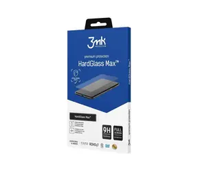 Szkło hartowane 3mk HardGlass MAX do Apple iPhone 15 Pro Max w kolorze czarnym