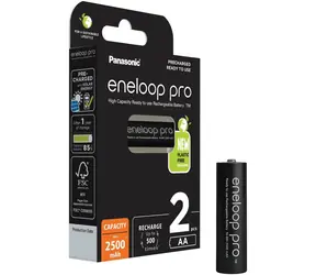 Akumulator Panasonic Eneloop Pro AA 2500 mAh / 2 szt. w opakowaniu