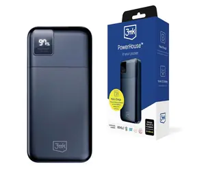 3mk PowerHouse 20000 mAh czarny / Power bank / USB-C - USB-A
