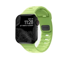 Pasek Nomad Sport Strap Glow 2.0 do Apple Watch 41, 40 i 38 mm, zielony