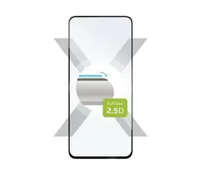 FIXED Full-Cover Ochronne szkło hartowane do Motorola Moto G04/G24 czarne / klejenie na całym wyświetlaczu 