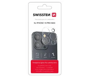 Swissten Szkło ochronne na obiektyw aparatu do Apple iPhone 15 Pro Max