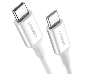 Ugreen US264 Kabel ładujący USB-C (M) - USB-C (M) 2 m biały / QC4.0