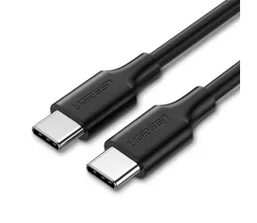 Ugreen US286 Kabel ładujący USB-C (M) - USB-C (M) 0,5 m czarny / QC3.0