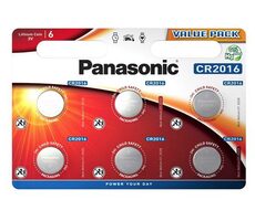 Bateria litowa Panasonic CR2016 3V 6szt/blister