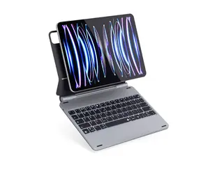 Epico Etui ochronne z aluminiową klawiaturą CZ do Apple iPad Pro 11" i iPada 10,9" oraz iPada Air 11" (M2), szare