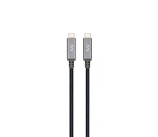 Kabel w oplocie Epico Thunderbolt 3 o długości 1 m, gwiezdna szarość
