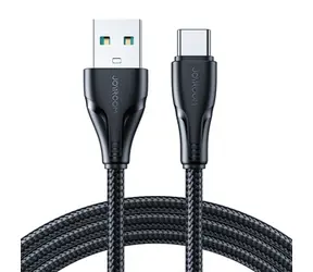 Joyroom S-UC027A11 Surpass Kabel ładujący USB-A (M) - USB-C (M) 3A 1,2 m czarny