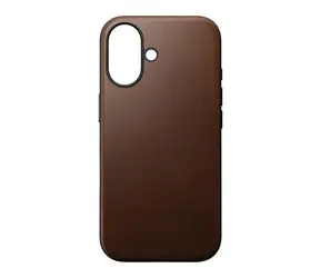 Nomad Modern Leather Case Skórzane etui na Apple iPhone 16 brązowe