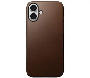 Nomad Modern Leather Case Skórzane etui na Apple iPhone 16 PLUS brązowe